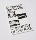 Image Brochure UdK Berlin, 2023 by NIKOLAUS BRADE.
